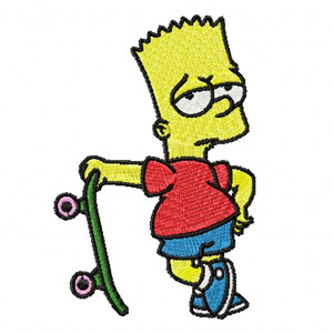 Bart 1 embroidery design