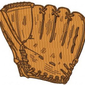 Baseball glove 2 embroidery design