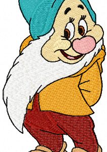 Bashful  embroidery design