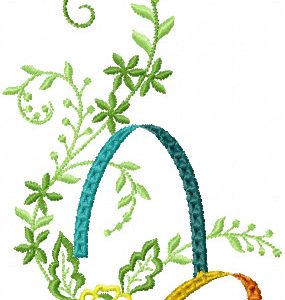 Basket of Flowers embroidery design