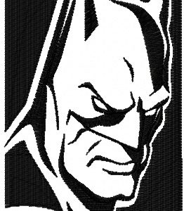 Batman - Evil Fears The Knight embroidery design