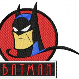 Batman vintage embroidery design