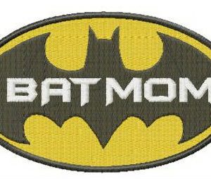 BatMom embroidery design