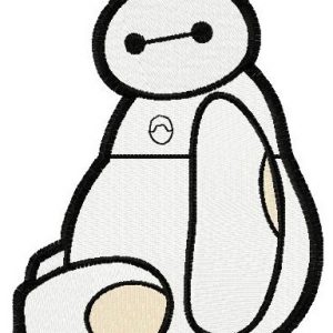 Baymax embroidery design