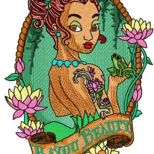Bayou Beauty embroidery design