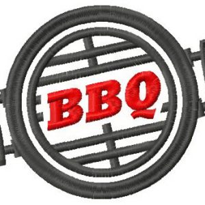 BBQ embroidery design