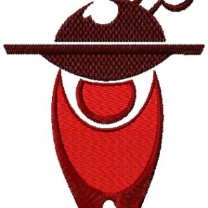 BBQ symbol embroidery design