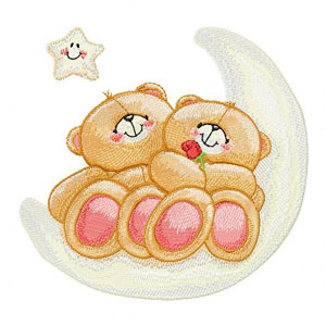 Forever Friends Dream Together embroidery design