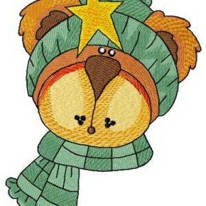 Bear's winter time 2 embroidery design