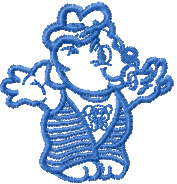 Beaver embroidery design