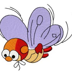 Bee 3 embroidery design