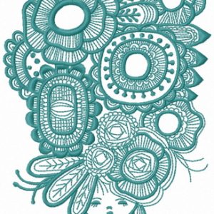 Beehive 2 embroidery design
