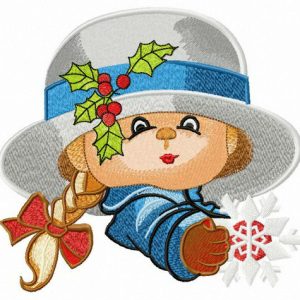 Before church service embroidery design