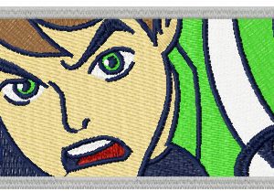 Ben 10 badge 3 embroidery design