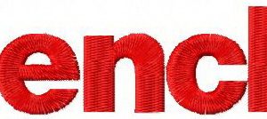 Bench. embroidery design