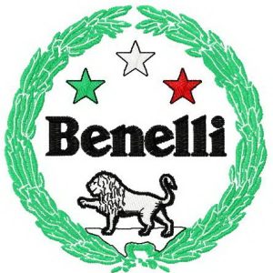 Benelli logo embroidery design