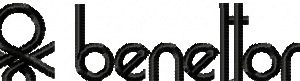 Benetton Logo embroidery design