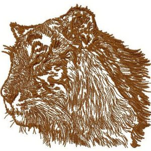 Bengal tiger 2 embroidery design