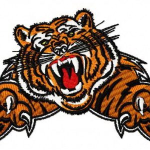 Bengal tiger 3 embroidery design