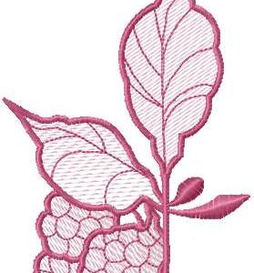 Blend berries embroidery design