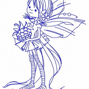 Berry fairy 2 embroidery design
