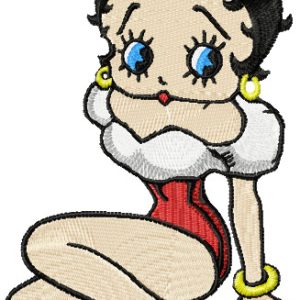 Betty Boop 11 embroidery design