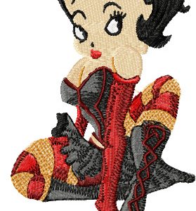 Betty Boop Sexy  embroidery design