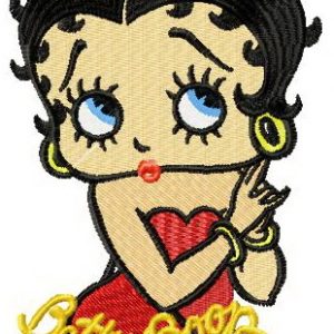 Betty Boop coquette 2 embroidery design