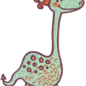 Betty the lovely diver  embroidery design