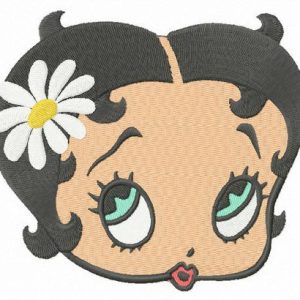 Betty with chamomile embroidery design