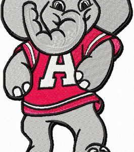 Big Al want big game embroidery design