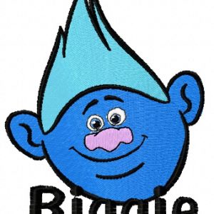 Biggie embroidery design