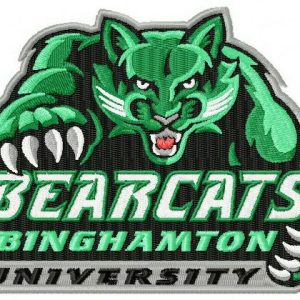 Binghamton Bearcats logo embroidery design