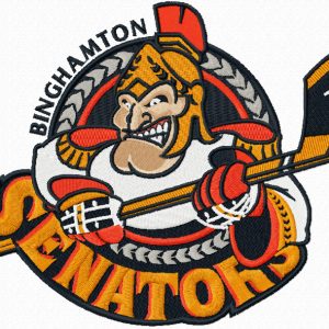 Binghamton Senators Logo embroidery design