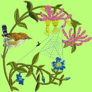 Bird Hunting embroidery design