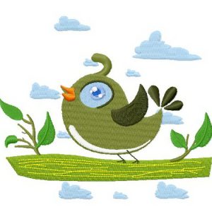 Bird's trill 2 embroidery design
