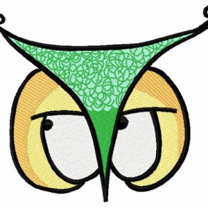 Bizarre owl 5 embroidery design
