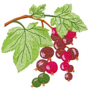 Blackcurrant embroidery design