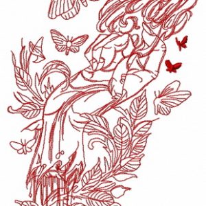 Bloody hand 2 embroidery design