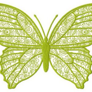 Blooming butterfly 2 embroidery design