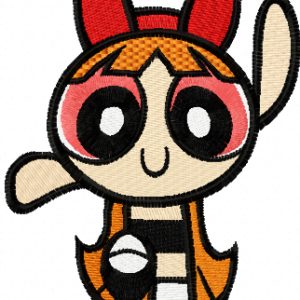 Blossom start embroidery design