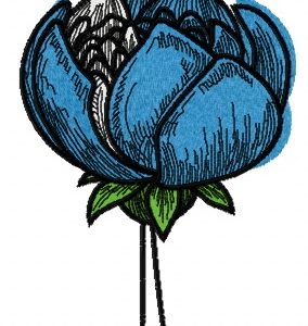 Blue meadow 10 embroidery design
