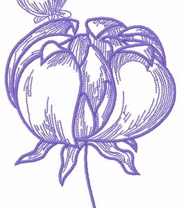 Blue meadow 9 embroidery design