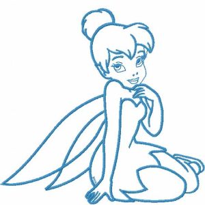 Tinkerbell 25 embroidery design