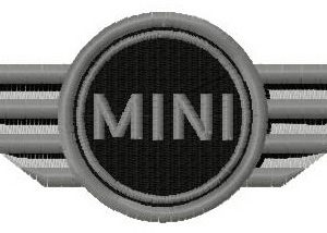Auto mini logo embroidery design
