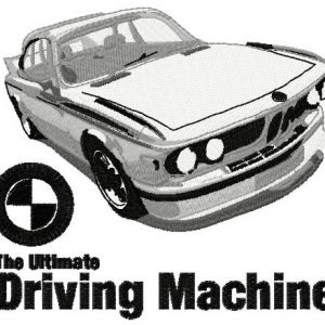 Ultimate driving machine embroidery design