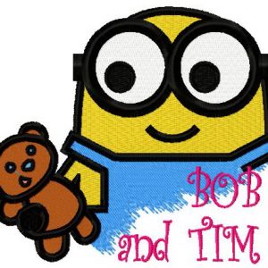 Bob and Tim 2 embroidery design