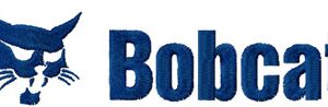 Bobcat logo embroidery design