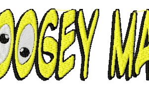 Boogey man embroidery design