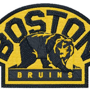 Boston Bruins alternative logo embroidery design